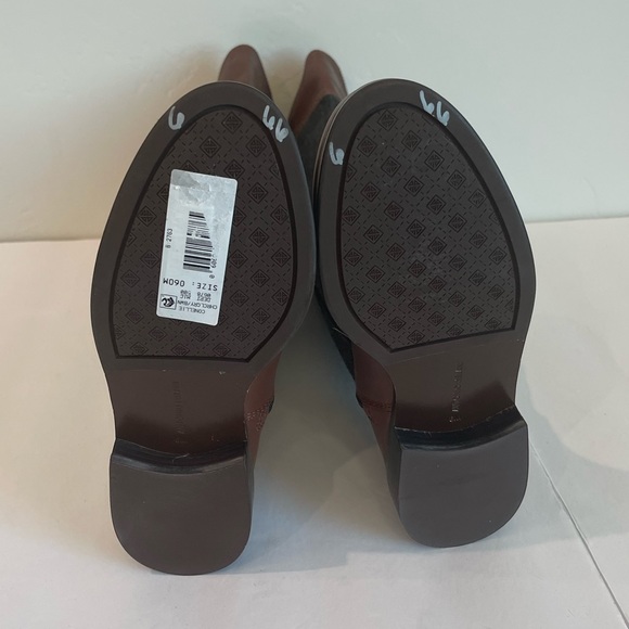 Antonio Melani Conellie Riding Boots Brown size 6 wool flannel and leather - Picture 10 of 14